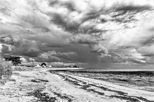 Nuages d'orage à Damgan