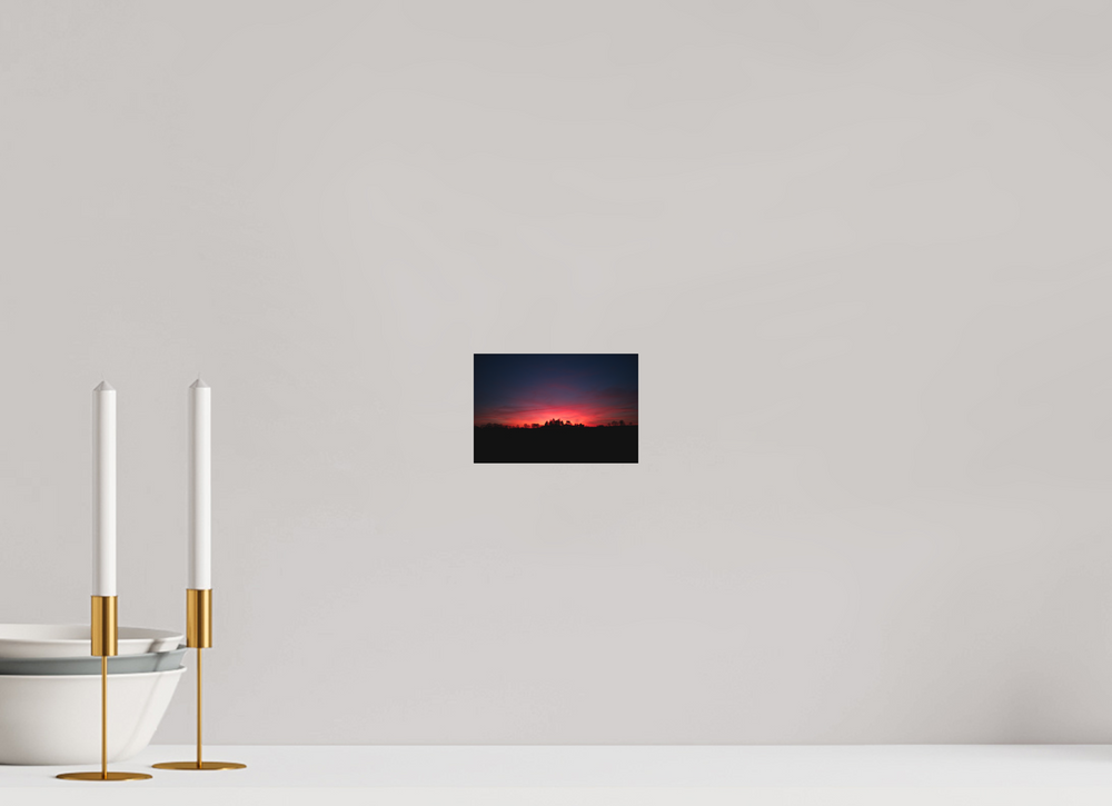 Couché de soleil et ombres chinoises
