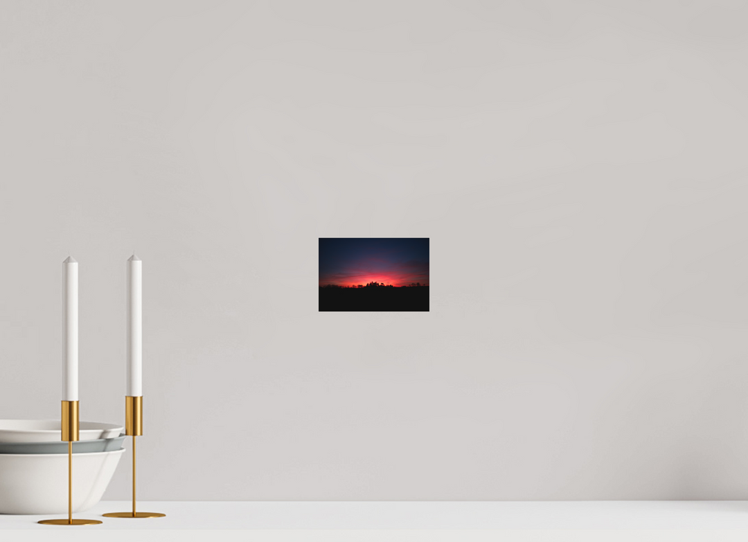 Couché de soleil et ombres chinoises