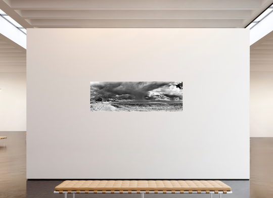 Nuages d'orage sur la plage de Damgan