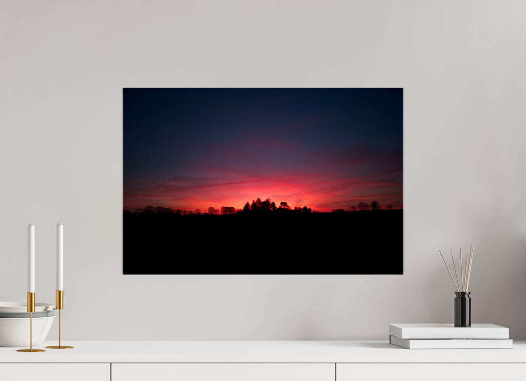 Couché de soleil et ombres chinoises