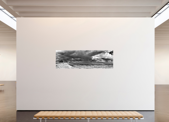 Nuages d'orage sur la plage de Damgan